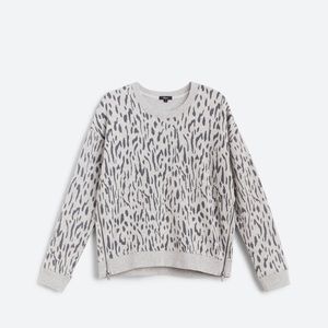 Rails - Marlo Flocked Side Zip Knit Top XS